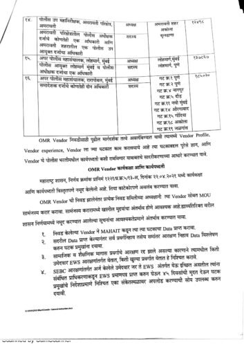 पोलीस भरती 2019 अपडेट : वेंडर निवड प्रक्रिया पूर्ण ; लवकरच जिल्हा निहाय वेंडर ची निवड