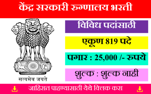  Central Government Recruitment 2024